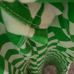 Green & White Checkered Flares